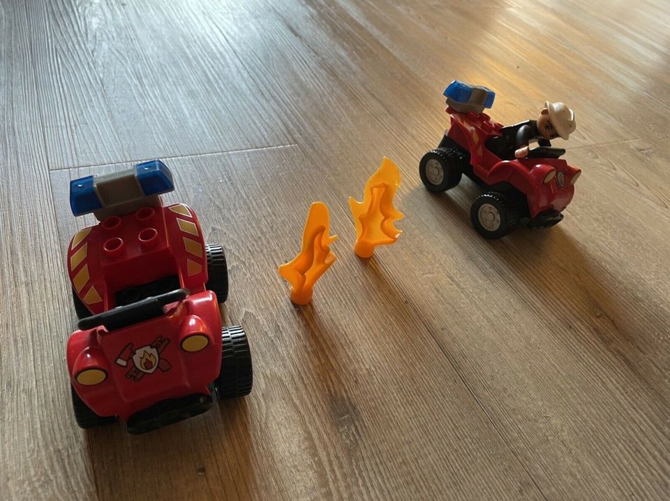 Lego Duplo, Feuerwehr, 2x Quad, cool in Buxtehude