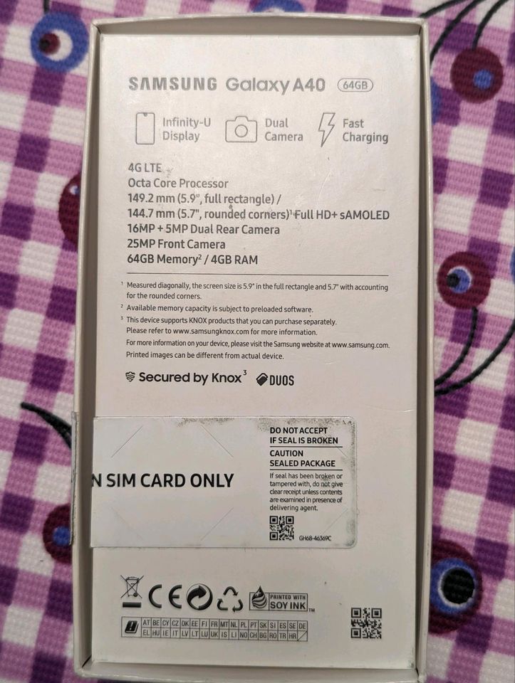 Samsung Galaxy A40 Dual Sim in Braunschweig