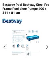 Pool von Bestway Steel Pro 4 x 2,11 x 81 Rheinland-Pfalz - Sprendlingen Vorschau