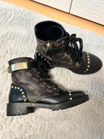 GUESS Stiefel Stiefeletten Boots schwarz Gold Gr. 37 Rostock - Kröpeliner-Tor-Vorstadt Vorschau