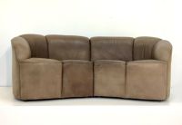 By WALTER KNOLL / PICCOLINO Curved 60er Vintage Design Leder-Sofa Hamburg-Mitte - Hamburg Hammerbrook Vorschau