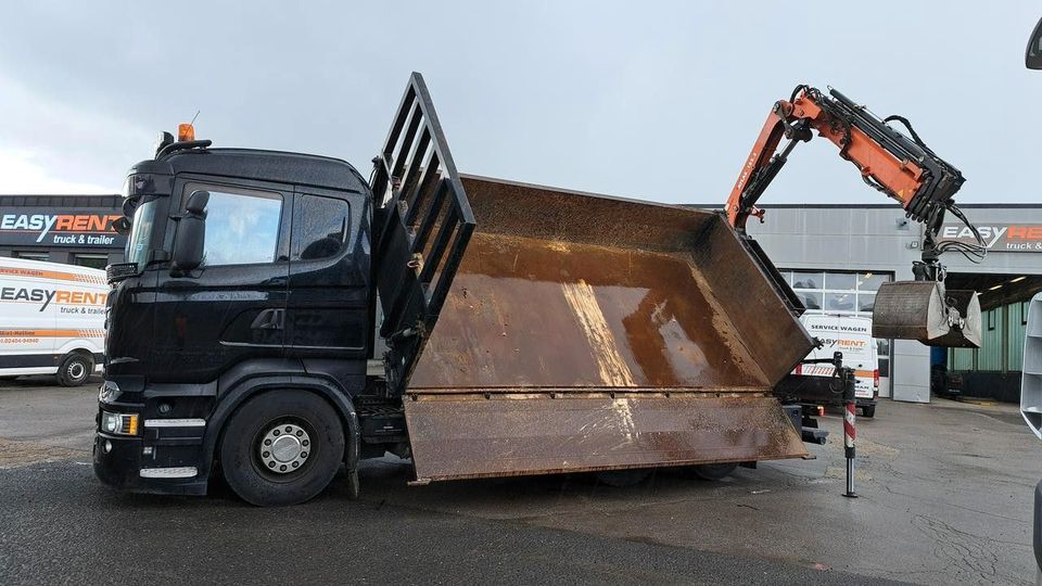 Scania R520 / Atlas Kran / Kipper / Lenkachse in Alsdorf