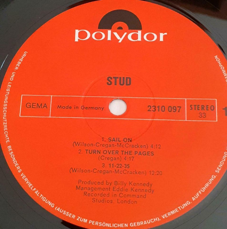 LP Stud 1971 Polydor 2310 097 Schallplatte in Nußloch