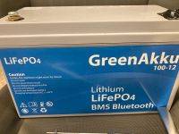 LifePo4 GreenAkku Lithium Batterie 100Ah BMS NEU 830€ Rheinland-Pfalz - Hachenburg Vorschau