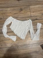 Cooles Shirt / Oberteil mit Asymmetrie y2k in weiß Bayern - Frensdorf Vorschau