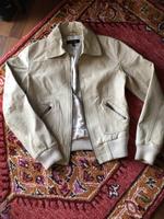 Lederjacke Gr.36 beige mit Bündchen Berlin - Mahlsdorf Vorschau