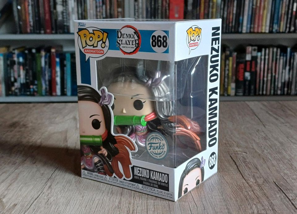 Funko Pop Demon Slayer Nezuko Kamado 868 Metallic Special Edition in Alveslohe