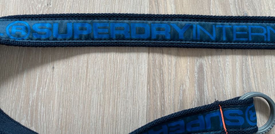 Superdry Gürtel, blau, Länge 110 cm, NEU in Hamburg