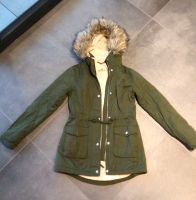 Hollister Mantel lange Winterjacke mit Kapuze Gr. S in dunkelgrün Bayern - Dietenhofen Vorschau