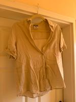 Beige/braune Bluse Kurzarm Leinen Sommer Gr. S Nordvorpommern - Landkreis - Ribnitz-Damgarten Vorschau