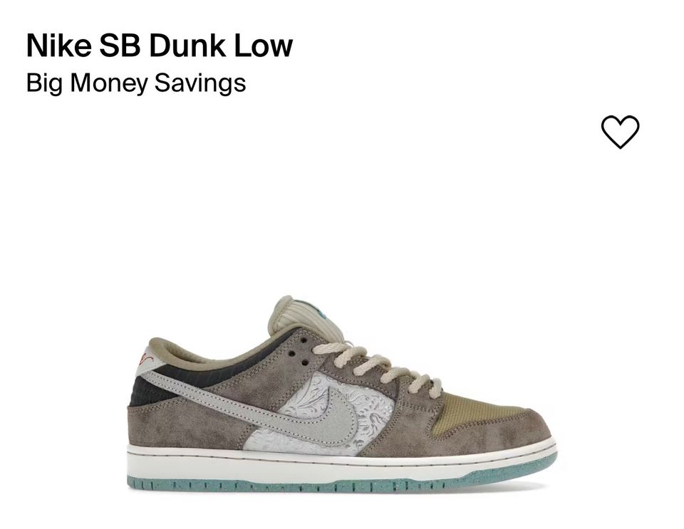Nike SB Dunk Low Big Money Savings 45,5 in Weil der Stadt