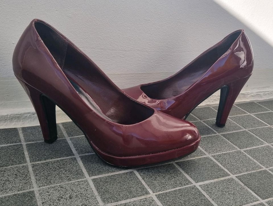 Pumps, weinrot, Lackoptik, streetshoes, Größe 39 in Niedersachsen -  Braunschweig | eBay Kleinanzeigen ist jetzt Kleinanzeigen