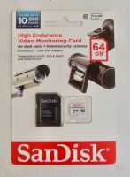 SanDisc 64GB micro SDXC High Endurance Video Monitoring Karte Bayern - Oberasbach Vorschau