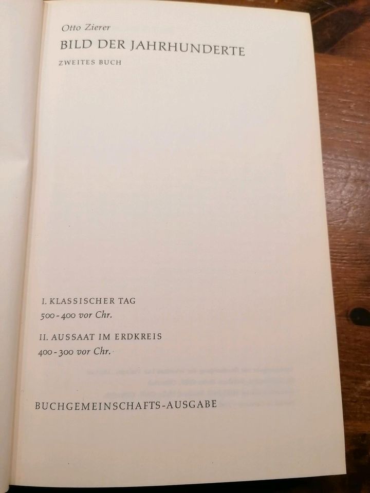 Bild der Jahrhunderte 1 - 8, Weltgeschichte von Otto Zierer in Weyhe