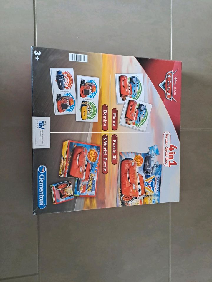 Disney Cars 4 in 1 Kinder-Spiel-Box in Ronneburg Hess