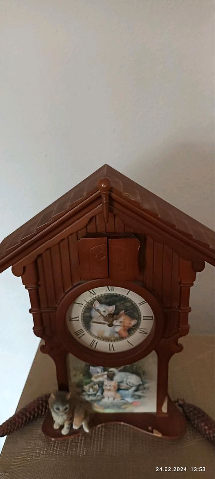 Kuckucksuhr Kitten Cuckoo Clock in Herten