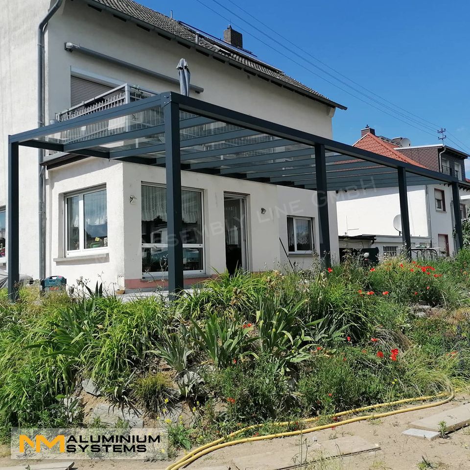 Terrassenüberdachung Carport Vordach Terrassendach 3 m x 2,5 m in Nauheim