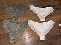 Wie neu - H&M 4x Spitzen Slip Unterhose Hipster creme grün 40 Rheinland-Pfalz - Bingen Vorschau