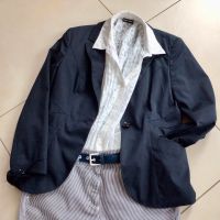 Damenanzug: Hose mit Gürtel *NEU*, Bluse und Blazer in Gr. 38 Brandenburg - Teltow Vorschau