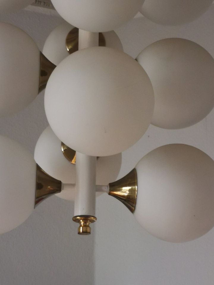 Space Age Atomic Sputnik Lampe Leuchter vintage- Richard Essig in Leipzig