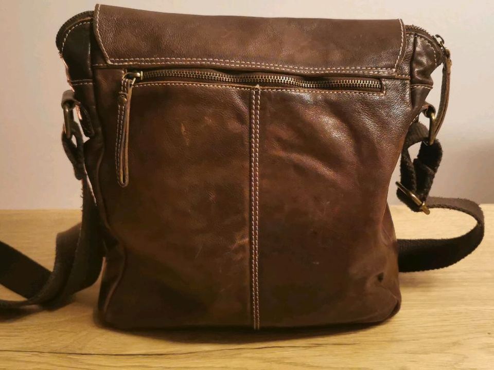 Tasche Braun echtes Leder in Bremen