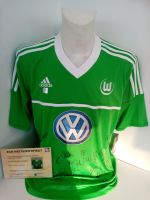 VFL Wolfsburg Trikot 2012/2013 Teamsigniert COA Adidas Wölfe XL Nordrhein-Westfalen - Lünen Vorschau