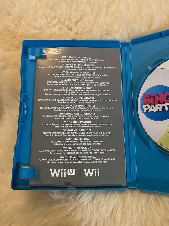 WiiU Sing Party Mikrofon+CD !wie neu/nie benutzt! in Weilerswist