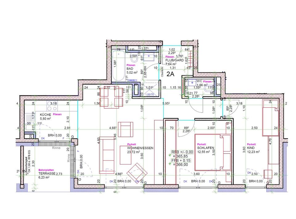 Moderne 3.5-Zimmer-Wohnung mit Garten in Leonberg Stadtzentrum in Leonberg