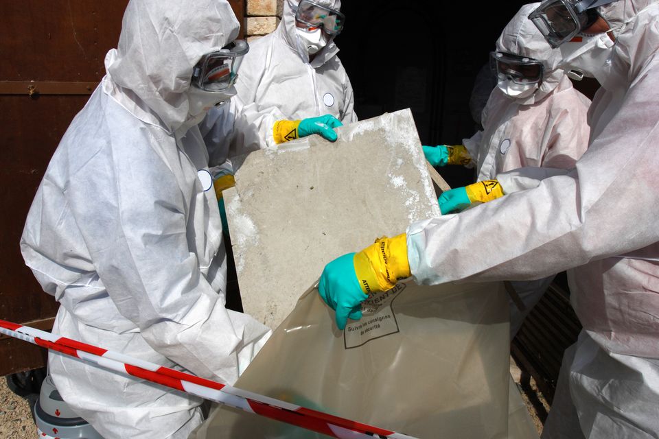 Asbestbaustelle Vorarbeiter in Münsingen