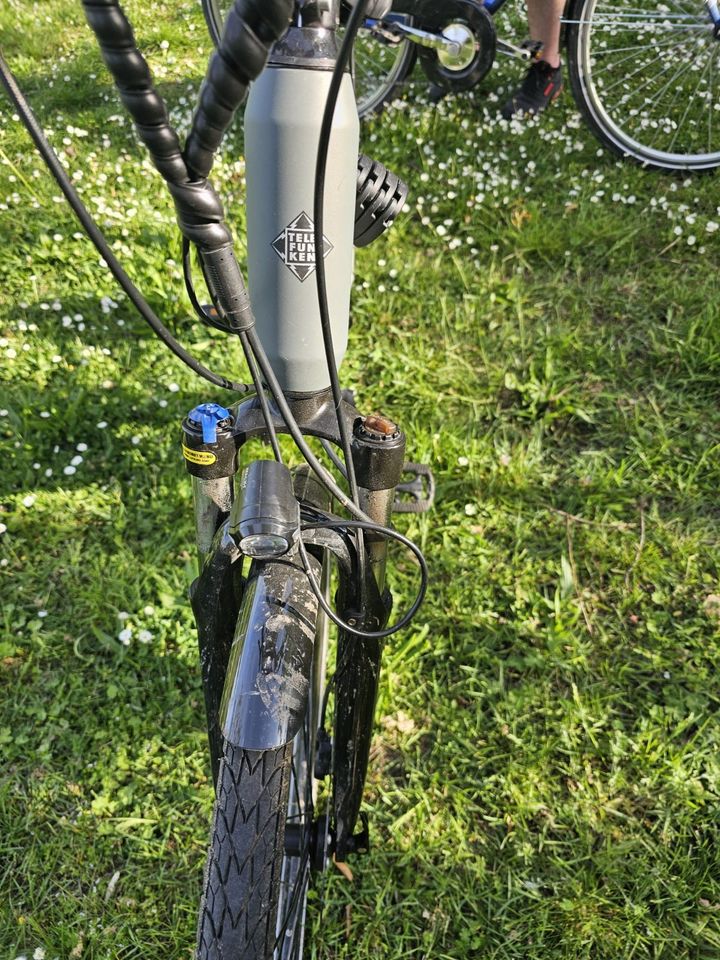 Telefunken E-Bike Kettenschaltung Heckmotor VB  Selten gefahren in Magdeburg