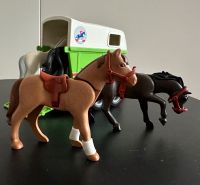 Playmobil Pferde mit Anhänger Berlin - Charlottenburg Vorschau