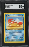 1999 POKEMON FOSSIL 1ST EDITION KRABBY 051 SGC 10 GEM MINT Bielefeld - Bielefeld (Innenstadt) Vorschau