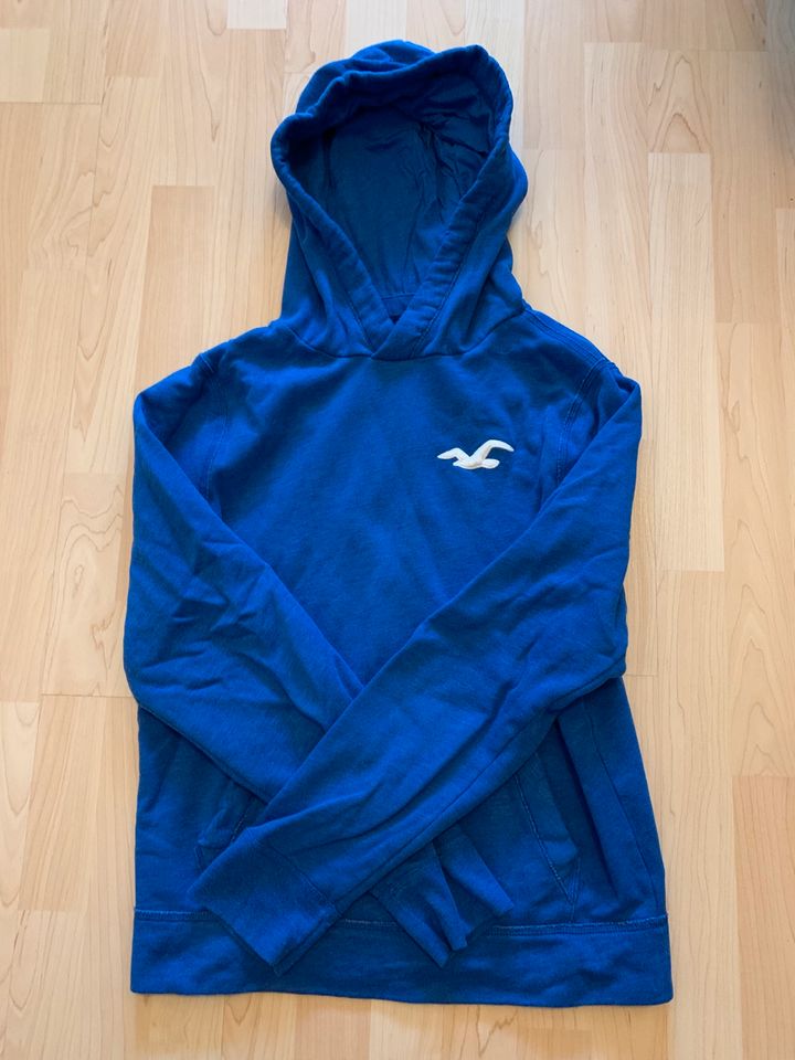 Hollister Kapuzen Pullover blau Gr. L in Stuttgart