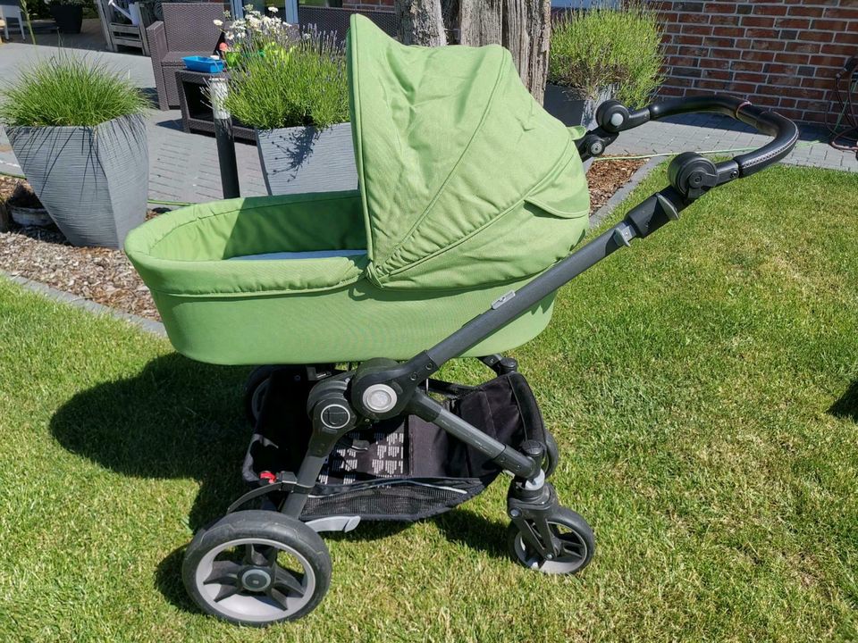 ❤️ Teutonia Kinderwagen❤️BeYou!V3 2015 Buggy Sportkarre grün grau in Selsingen