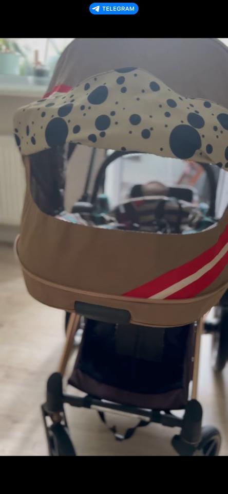 Kinderwagen Cybex Platinum Priam Roségold One Love von Karolina K in Bremen