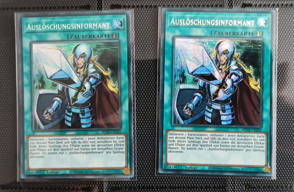 Yu-gi-oh - 2x Auslöschungsinformant / Crossout Designator in Dortmund