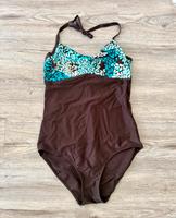 Badeanzug Hunkemöller Größe XXL 46 D 46D braun türkis Wandsbek - Hamburg Marienthal Vorschau