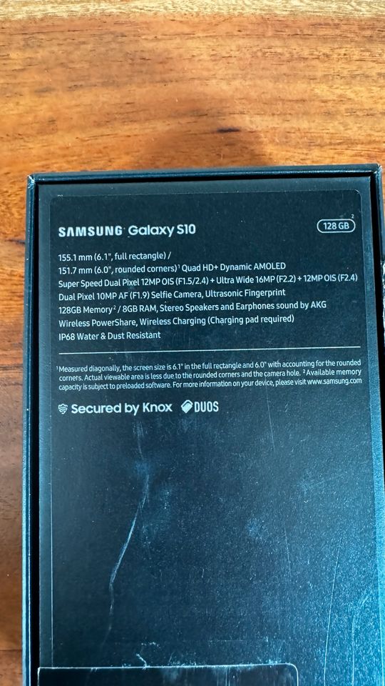 Samsung Galaxy S10 Prism Green 128 GB, Top Zustand in Wörth am Rhein