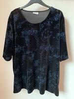 CANDA C&A Schicke Samtbluse mit Glitzer/Größe 48-50/Bluse/Tunika Berlin - Hellersdorf Vorschau
