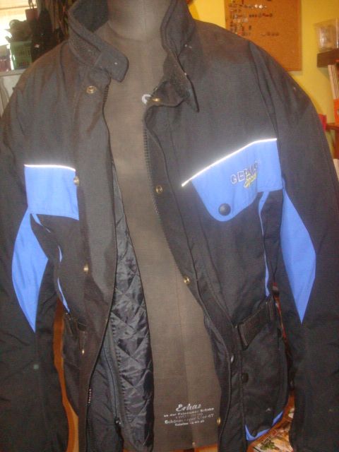 Herren Motorradjacke Germas XXL - schwarz / blau in Velbert