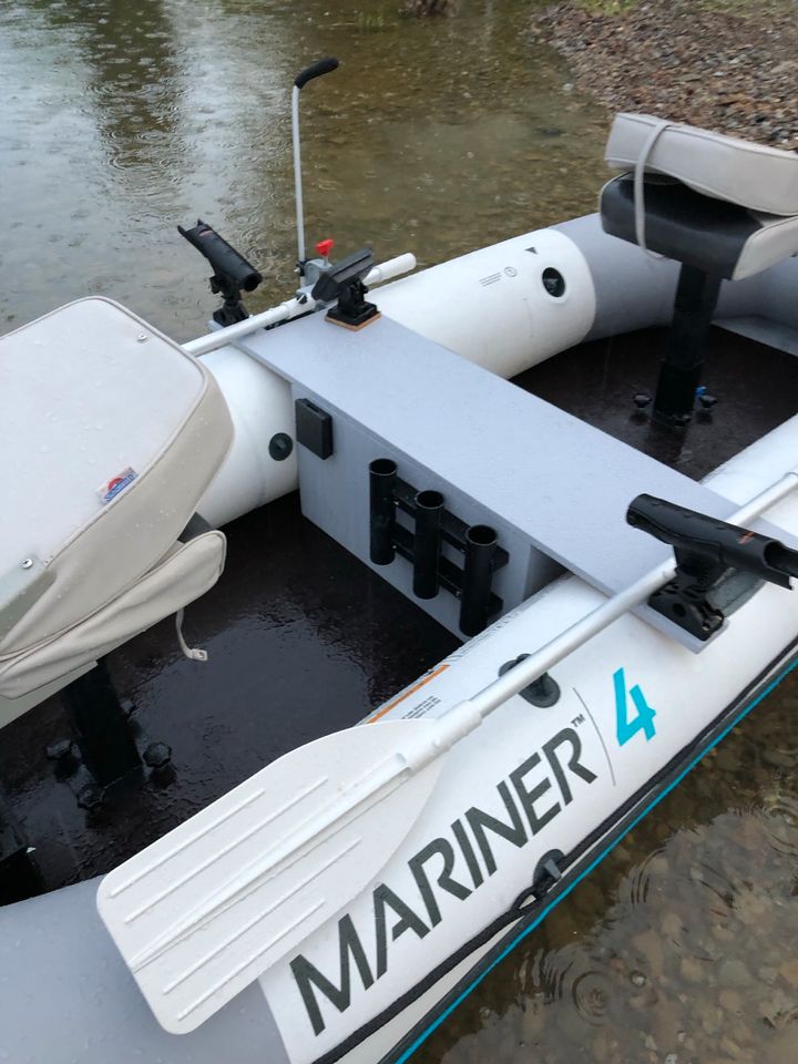Angelboot Schlauchboot Komplettset Intex Mariner 4 in Menden