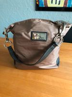 Linea Sagno Handtasche Schultertasche Beutel beige/golden Baden-Württemberg - Kornwestheim Vorschau