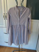 Only Tunika Bluse Hemd lang oversized gestreift taupe 34 Hessen - Rimbach Vorschau