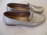 Loafer/Mokassin gold Daniel Hechter Leder Gr.5,5 Bayern - Würzburg Vorschau