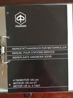 Werkstatthandbuch Piaggio Motorroller 4Takt 125 ccm ca 130 Seiten Nordrhein-Westfalen - Enger Vorschau