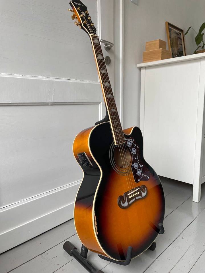 Epiphone EJ-200CE VSB Vintage Sunburst Gitarre in Essen