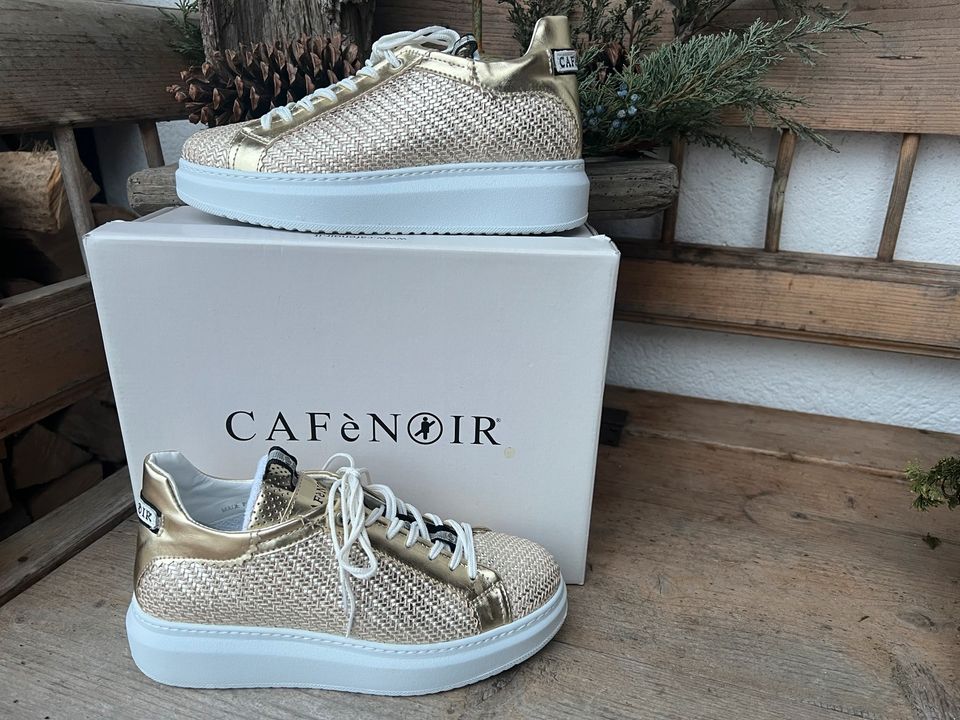 Wunderschöne hochwertige italienische Sneaker NEU* CAFENOIR in Bad Feilnbach