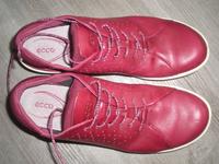 ECCO Himbeer/Magneta Leder Sneaker Schnür Schuhe Gr.41 Nordrhein-Westfalen - Kleve Vorschau