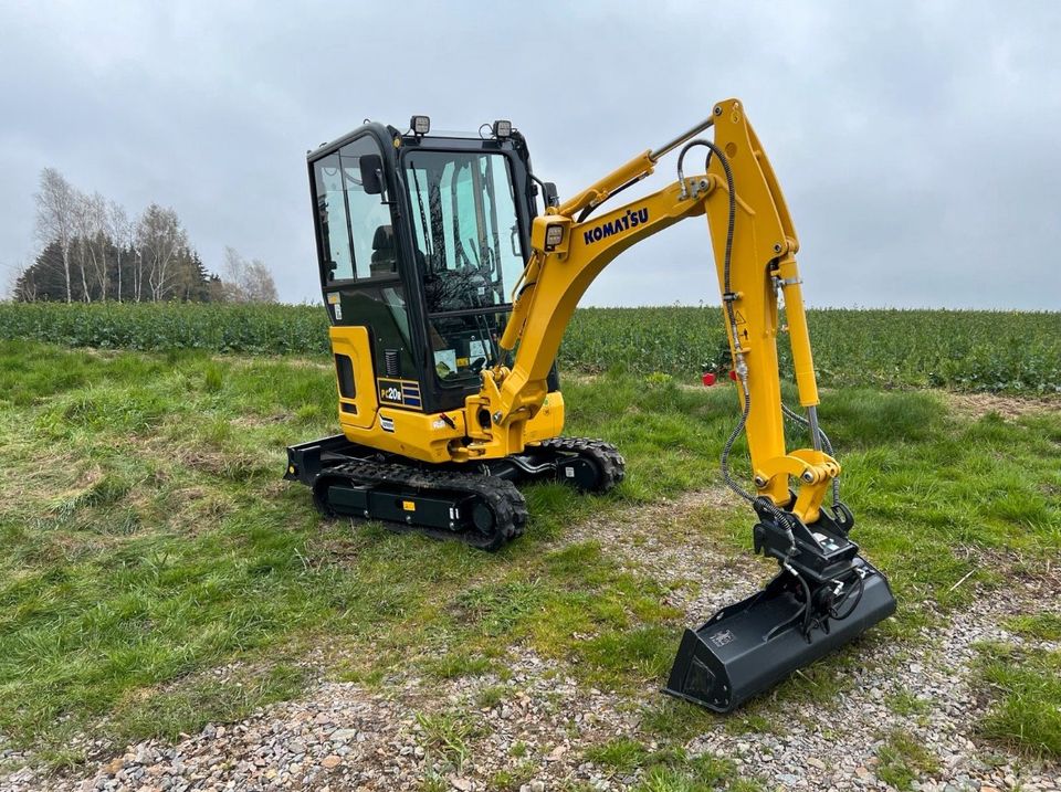 Vermiete Komatsu Minibagger 2 Tonnen in Lichtenau