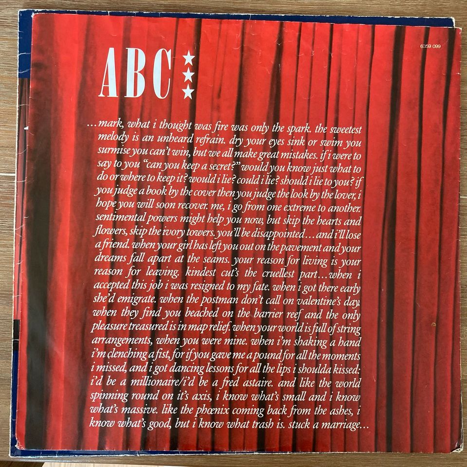 Lp Schallplatte ABC - The Lexicon Of Love in Großmehring